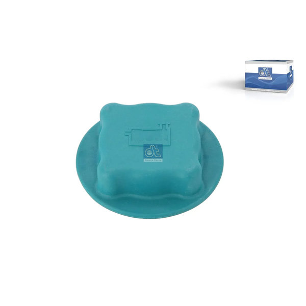 Cap, expansion tank, green 2.15322 DIESEL TECHNIC